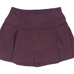 Lululemon Dark Adobe Lost In Pace Skirt